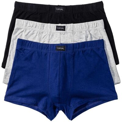 bonprix Boxershorts eng mit Baumwolle (3er Pack)blau 5Herren bonprix Boxershorts eng mit Baumwolle (3er Pack)blau 5Herren