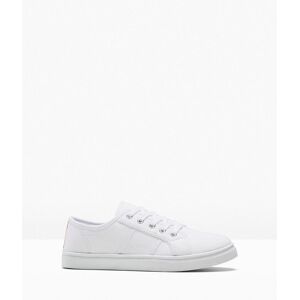 bonprix Sneaker aus Baumwoll-Canvas mit Stickereiweiß 38false bonprix Sneaker aus Baumwoll-Canvas mit Stickereiweiß 38false