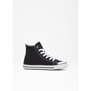 bonprix High-Top-Sneaker aus Baumwoll-Canvasschwarz 39Damen bonprix High-Top-Sneaker aus Baumwoll-Canvasschwarz 39Damen