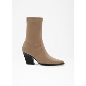 bonprix Stiefeletten mit elastischem Schaftbraun 38Damen bonprix Stiefeletten mit elastischem Schaftbraun 38Damen