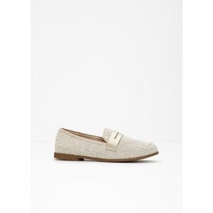 bonprix Loafer mit Metallic-Detailsbeige 42Damen bonprix Loafer mit Metallic-Detailsbeige 42Damen
