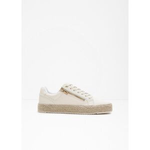 bonprix Sneaker mit Reißverschlussweiß 37Damen bonprix Sneaker mit Reißverschlussweiß 37Damen