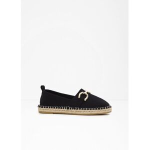 bonprix Espadrilles mit Schnalleschwarz 37Damen bonprix Espadrilles mit Schnalleschwarz 37Damen