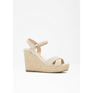 bonprix Keilsandaletten in Bast-Optikbeige 41Damen bonprix Keilsandaletten in Bast-Optikbeige 41Damen
