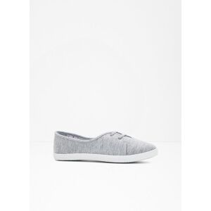 bonprix Ballerinas mit dekorativer Schnürunggrau 40Damen bonprix Ballerinas mit dekorativer Schnürunggrau 40Damen