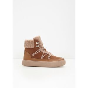 bonprix Gefütterte Schnürbootsbraun 40Damen bonprix Gefütterte Schnürbootsbraun 40Damen