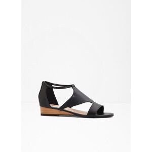 bonprix Keilsandaletten mit Reißverschlussschwarz 42Damen bonprix Keilsandaletten mit Reißverschlussschwarz 42Damen
