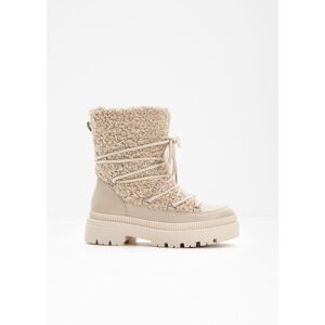 bonprix Gefütterte Schnürbootsbeige 41Damen bonprix Gefütterte Schnürbootsbeige 41Damen