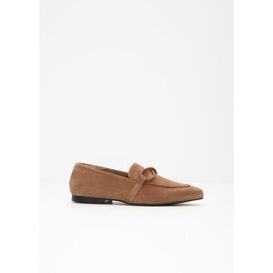bonprix Loafer aus Velourslederbraun 38Damen bonprix Loafer aus Velourslederbraun 38Damen