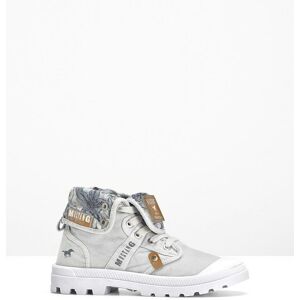 bonprix Mustang High-Top-Sneaker aus Baumwoll-Canvasgrau 39Damen bonprix Mustang High-Top-Sneaker aus Baumwoll-Canvasgrau 39Damen