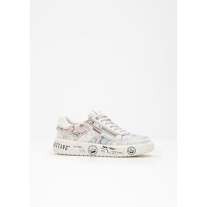 bonprix Mustang Sneaker mit Reißverschlusssilber 42Damen bonprix Mustang Sneaker mit Reißverschlusssilber 42Damen