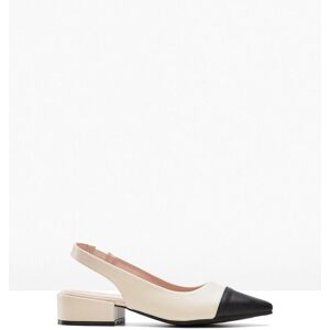 bonprix Slingpumps mit flachem Absatzbeige 41Damen bonprix Slingpumps mit flachem Absatzbeige 41Damen