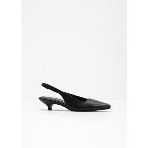 bonprix Slingpumps aus Lederschwarz 36Damen bonprix Slingpumps aus Lederschwarz 36Damen