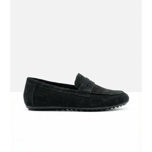 bonprix Loafer aus Velourslederschwarz 37Damen bonprix Loafer aus Velourslederschwarz 37Damen