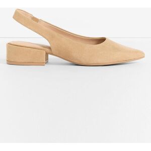 bonprix Slingpumps mit flachem Absatzbraun 37Damen bonprix Slingpumps mit flachem Absatzbraun 37Damen