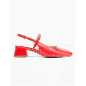 bonprix Slingpumps mit Riemchenrot 39Damen bonprix Slingpumps mit Riemchenrot 39Damen