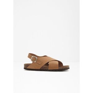 bonprix Sandalen aus Lederbraun 41Damen bonprix Sandalen aus Lederbraun 41Damen