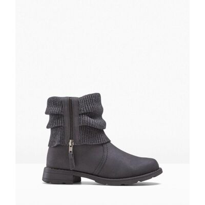 bonprix Boots mit Strickeinsatzgrau 42Damen bonprix Boots mit Strickeinsatzgrau 42Damen