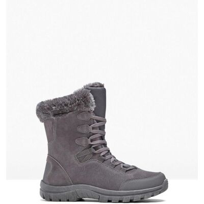 bonprix Gefütterte Schnürboots mit Tex-Membrangrau 39Damen bonprix Gefütterte Schnürboots mit Tex-Membrangrau 39Damen