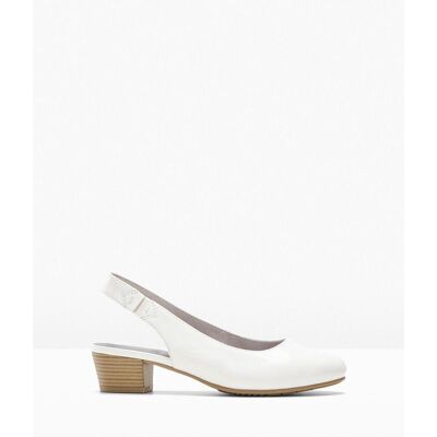 bonprix Jana Komfort-Slingpumps in bequemer Weiteweiß 39Damen bonprix Jana Komfort-Slingpumps in bequemer Weiteweiß 39Damen