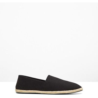 bonprix Espadrilles aus Baumwoll-Canvasschwarz 45Herren bonprix Espadrilles aus Baumwoll-Canvasschwarz 45Herren
