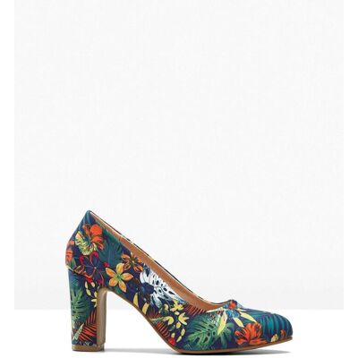 bonprix Pumps mit Blockabsatzbunt 37Damen bonprix Pumps mit Blockabsatzbunt 37Damen