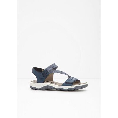 bonprix Rieker Komfort-Trekkingsandalen mit elastischen Riemenblau 41Damen bonprix Rieker Komfort-Trekkingsandalen mit elastischen Riemenblau 41Damen