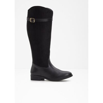bonprix Weitschaftstiefel mit Schnalleschwarz 39Damen bonprix Weitschaftstiefel mit Schnalleschwarz 39Damen