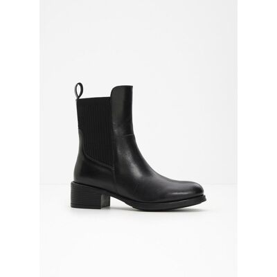 bonprix Boots aus Lederschwarz 42Damen bonprix Boots aus Lederschwarz 42Damen