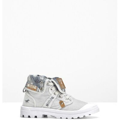 bonprix Mustang High-Top-Sneaker aus Baumwoll-Canvasgrau 41Damen bonprix Mustang High-Top-Sneaker aus Baumwoll-Canvasgrau 41Damen