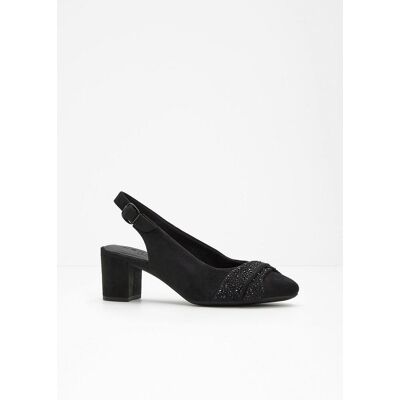 bonprix Jana Komfort-Slingpumps in bequemer Weiteschwarz 38Damen bonprix Jana Komfort-Slingpumps in bequemer Weiteschwarz 38Damen