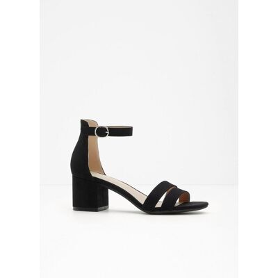 bonprix Sandaletten mit Blockabsatzschwarz 36Damen bonprix Sandaletten mit Blockabsatzschwarz 36Damen