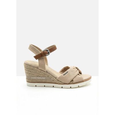 bonprix Tom Tailor Keilsandaletten in Bast-Optikbeige 39Damen bonprix Tom Tailor Keilsandaletten in Bast-Optikbeige 39Damen