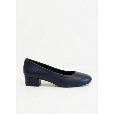 bonprix Pumps mit Blockabsatzblau 41Damen bonprix Pumps mit Blockabsatzblau 41Damen