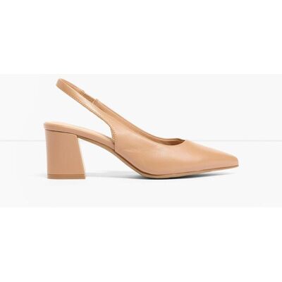 bonprix Slingpumps mit Blockabsatzbraun 39Damen bonprix Slingpumps mit Blockabsatzbraun 39Damen