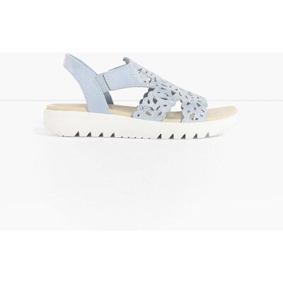 bonprix Marco Tozzi Plateau-Sandaletten mit Glitzerblau 38Damen bonprix Marco Tozzi Plateau-Sandaletten mit Glitzerblau 38Damen