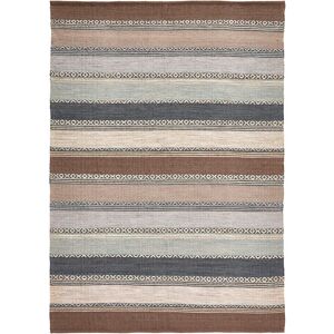 bonprix Kelim-Teppich mit Streifen in sanften Naturtönenbraun 3 (70/140 cm)false bonprix Kelim-Teppich mit Streifen in sanften Naturtönenbraun 3 (70/140 cm)false