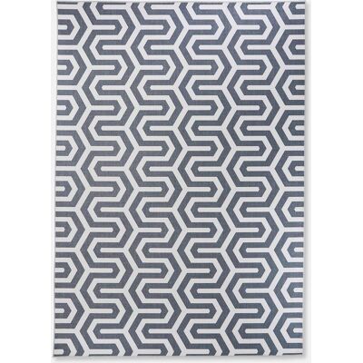 bonprix Teppich mit moderner Musterunggrau 2 (70/140 cm)false bonprix Teppich mit moderner Musterunggrau 2 (70/140 cm)false
