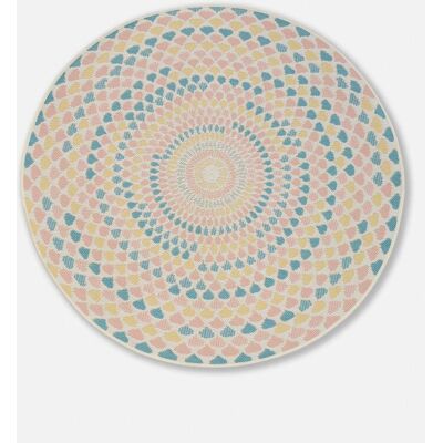 bonprix Runder In- und Outdoorteppich mit moderner Musterungbunt 1 (120/120 cm)false bonprix Runder In- und Outdoorteppich mit moderner Musterungbunt 1 (120/120 cm)false