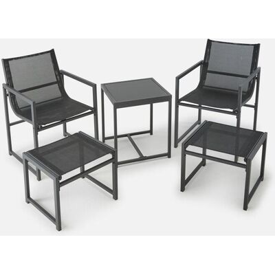 bonprix Gartenmöbel Set (5-tlg. Set)grau false bonprix Gartenmöbel Set (5-tlg. Set)grau false