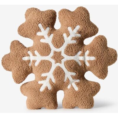bonprix flauschiges Schneeflocke Dekokissenbraun 0false bonprix flauschiges Schneeflocke Dekokissenbraun 0false