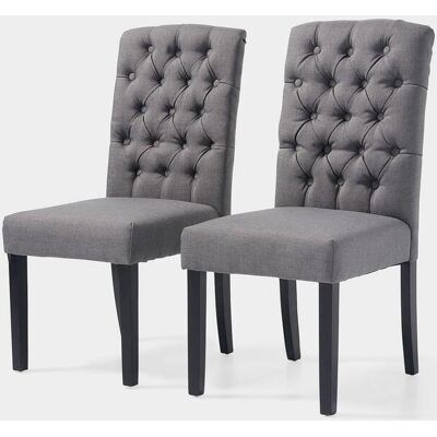 bonprix Stuhl (2er Pack)grau false bonprix Stuhl (2er Pack)grau false