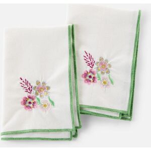 bonprix Stoffservietten aus Bio Baumwolle (2er Pack)weiß false bonprix Stoffservietten aus Bio Baumwolle (2er Pack)weiß false
