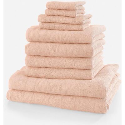 bonprix Baumwoll-Handtuch Set (10-tlg. Set)beige 0 (10-tlg. Set Waschlappen: 30/30 cm, Gästehandtuch 30/50 cm: 30/50 cm, Handtuch 50/100 cm: 50/100 cm, Duschtuch 70/140 cm: 70/140 cm)false bonprix Baumwoll-Handtuch Set (10-tlg. Set)beige 0 (10-tlg. Set Waschlappen: 30/30 cm, Gästehandtuch 30/50 cm: 30/50 cm, Handtuch 50/100 cm: 50/100 cm, Duschtuch 70/140 cm: 70/140 cm)false