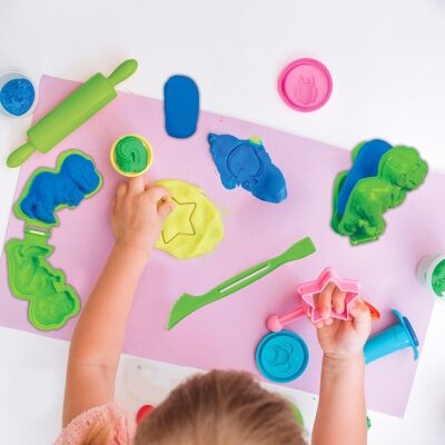 Lexibook Knetset Dino mehrfarbig Lexibook Knetset Dino mehrfarbig