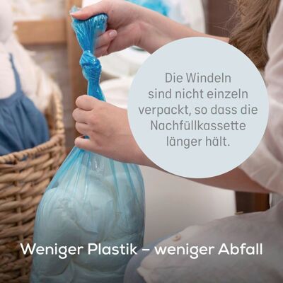 Angelcare Starter-Set Windeleimer Classic XL + 6er-Pack Nachfüllkassetten weiss Angelcare Starter-Set Windeleimer Classic XL + 6er-Pack Nachfüllkassetten weiss
