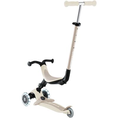 Globber Scooter 3in1 Go-Up active ECO mit Leuchtrollen weiss Globber Scooter 3in1 Go-Up active ECO mit Leuchtrollen weiss
