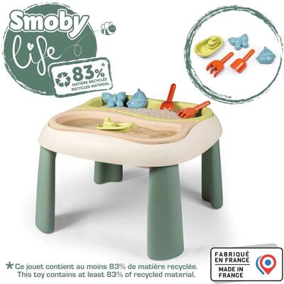 Smoby 7600840111 Sand- und Wasserspieltisch - Langlebig, Recycling-Kunststoff, UV-stabil Smoby 7600840111 Sand- und Wasserspieltisch - Langlebig, Recycling-Kunststoff, UV-stabil