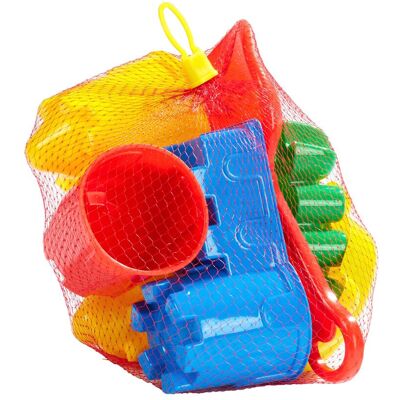solini Sandspielzeug-Set Burgformen 7-tlg. mehrfarbig solini Sandspielzeug-Set Burgformen 7-tlg. mehrfarbig