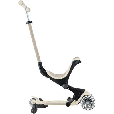 Globber Scooter 3in1 Go-Up Deluxe ECO 360 mit Leuchtrollen weiss Globber Scooter 3in1 Go-Up Deluxe ECO 360 mit Leuchtrollen weiss